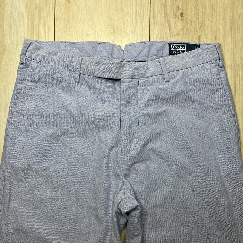 Polo Ralph Lauren Oxford Pants Mens Size 32x32 Blue - Picture 2 of 13